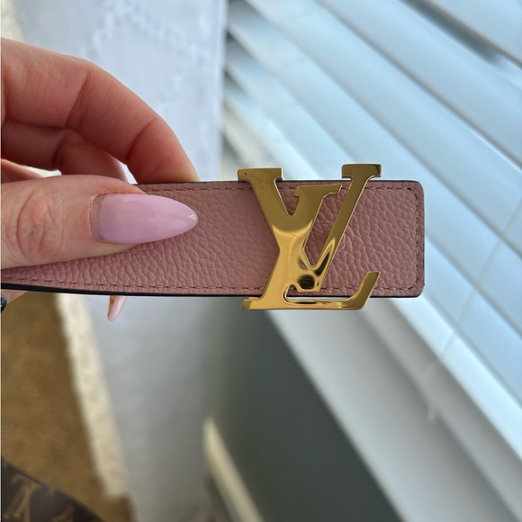 Louis Vuitton 30 MM brown and pink belt. - Picture 10 of 12